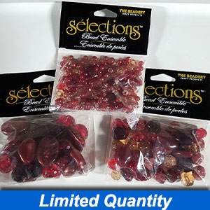 Beadery Bundle - Jewelry Bead Assortment - Asian Spice - 3 Pack